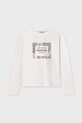 Mayoral longsleeve dziecięcy 7018.8B.Junior.9BYA beżowy AW25