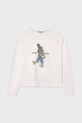 Mayoral longsleeve dziecięcy 7019.8C.Junior.9BYA biały AW25