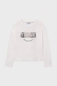 Mayoral longsleeve bawełniany 7021.8E.Junior.9BYA biały AW25