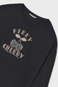 Mayoral longsleeve bawełniany czarny 7021.8E.Junior.9BYA
