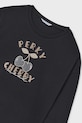 Mayoral longsleeve din bumbac negru 7021.8E.Junior.9BYA
