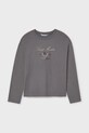 Mayoral longsleeve bawełniany 7025.8H.Junior.9BYA szary AW25