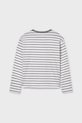Mayoral longsleeve bawełniany dziecięcy 7027.8K.Junior.9BYA szary AW25