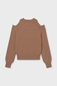 Dziewczynka Mayoral sweter 7312.8C.Junior.9BYA brązowy