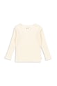 Konges Sløjd gyerek pamut hosszú ujjú felső PAPIN BLOUSE GOTS pamut bézs KS103957.9BYA