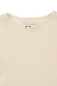 Lány Konges Sløjd gyerek pamut hosszú ujjú felső PAPIN BLOUSE GOTS KS103957.9BYA bézs