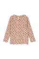 Dziewczynka Konges Sløjd longsleeve dziecięcy NIA BLOUSE GOTS KS103940.9BYA pomarańczowy