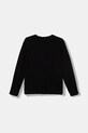 EA7 Emporio Armani longsleeve bawełniany dziecięcy 7G000138.AF10373 czarny AW25