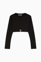 Παιδικό μακρυμάνικο Patrizia Pepe J330 7M0937 μαύρο AW25