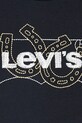 Dziewczynka Levi's longsleeve bawełniany dziecięcy LS BATWING FILL 3EN576 czarny