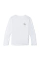 Detská bavlnená košeľa s dlhým rukávom Calvin Klein Jeans IU0IU00717.104.116.9BYA biela AW25