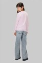 Calvin Klein Jeans longsleeve bawełniany dziecięcy różowy IU0IU00717.104.116.9BYA