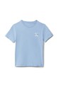 Calvin Klein Jeans t-shirt bawełniany dziecięcy IU0IU00719.104.116.9BYA niebieski AW25