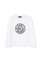 Karl Lagerfeld maglietta a maniche lunghe per bambini altro bianco Z30940.86.108