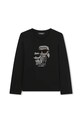 Παιδικό μακρυμάνικο Karl Lagerfeld άλλο μαύρο Z30940.114.150