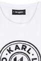 Fete Karl Lagerfeld longsleeve copii Z30940.156.162 alb