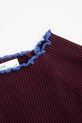 Dziewczynka Coccodrillo longsleeve dziecięcy ZC5143901AGJ bordowy