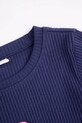 Dziewczynka Coccodrillo longsleeve dziecięcy ZC5143101AGK granatowy