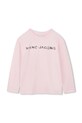 Detská bavlnená košeľa s dlhým rukávom Marc Jacobs bavlna ružová W60587.94.108
