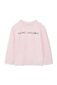 Detská bavlnená košeľa s dlhým rukávom Marc Jacobs bavlna ružová W60587.94.108