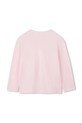 Marc Jacobs longsleeve bawełniany dziecięcy W60587.114.150 różowy AW25