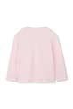 Marc Jacobs longsleeve bawełniany dziecięcy W60587.114.150 różowy AW25