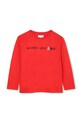 Marc Jacobs longsleeve bawełniany dziecięcy aplikacja czerwony W60587.114.150
