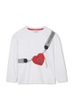Marc Jacobs longsleeve bawełniany dziecięcy nadruk biały W60611.114.150