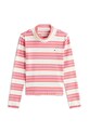 Tommy Hilfiger longsleeve dziecięcy z bawełną KG0KG08802.9BYA różowy AW25