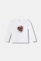 Tričko s dlhým rukávom pre bábätká Guess nášivka biela A5BI01.J1314.9BYA