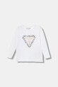 Guess longsleeve niemowlęcy z elastanem biały A5BI02.J1314.9BYA