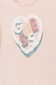Dziewczynka Guess longsleeve niemowlęcy A5BI03.J1314.9BYA różowy