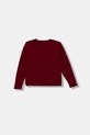 Guess longsleeve dziecięcy J5BI01.J1314.9BYA bordowy AW25