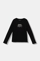 Guess longsleeve dziecięcy z elastanem czarny J5BI03.J1314.9BYA