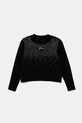 Guess longsleeve dziecięcy aplikacja czarny J5BI06.J1314.9BYA