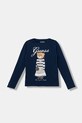 Guess longsleeve dziecięcy z elastanem granatowy J5BI16.J1314.9BYA