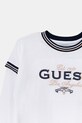 Dziewczynka Guess longsleeve bawełniany dziecięcy J5BI29.K8VA4.9BYA biały