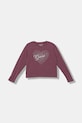 Guess longsleeve dziecięcy z elastanem bordowy J5BI35.J1314.9BYA