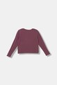 Guess longsleeve dziecięcy J5BI35.J1314.9BYA bordowy AW25