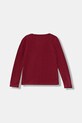 Guess longsleeve dziecięcy K5BI00.J1314.9BYA bordowy AW25