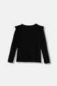 Guess longsleeve dziecięcy K5BI02.J1314.9BYA czarny AW25