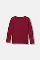 Guess longsleeve dziecięcy K5BI03.J1314.9BYA bordowy AW25