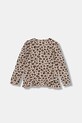Guess longsleeve dziecięcy K5BI05.J1314.9BYA beżowy AW25
