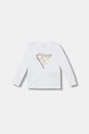 Guess longsleeve dziecięcy aplikacja biały K5BI06.J1314.9BYA