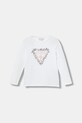 Guess t-shirt dziecięcy nadruk biały K5BI08.J1314.9BYA