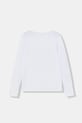Guess longsleeve bawełniany dziecięcy K5BI09.J1314.9BYA biały AW25