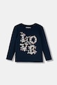 Guess longsleeve dziecięcy z elastanem granatowy K5BI10.J1314.9BYA