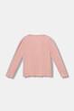 Guess longsleeve dziecięcy K5BI14.J1314.9BYA różowy AW25