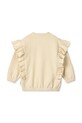 Liewood bluza bawełniana dziecięca Marcella Placement Sweatshirt LW20081.9BYA beżowy AW25