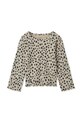 Liewood longsleeve dziecięcy Nieve Printed Longsleeve Rib T-shirt LW20345.9BYA beżowy AW25